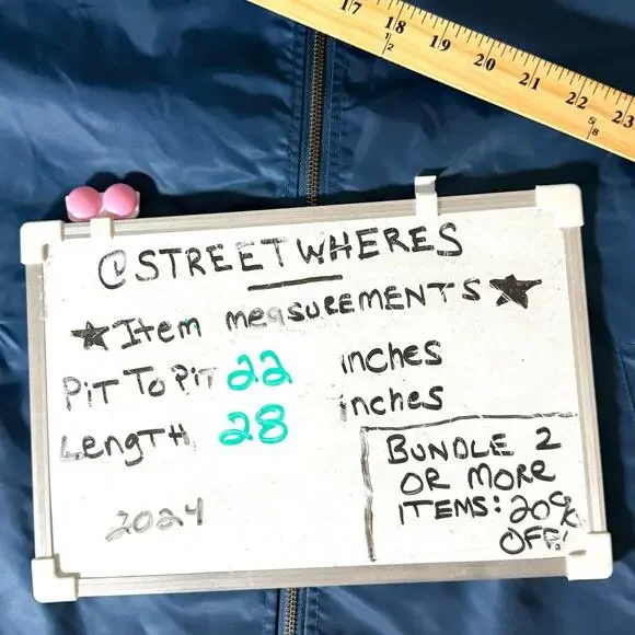 Stussy Blue Satin Full Zip Coaches Jacket Men’s M - Designer Streetwear Skater - Picture 5 of 14